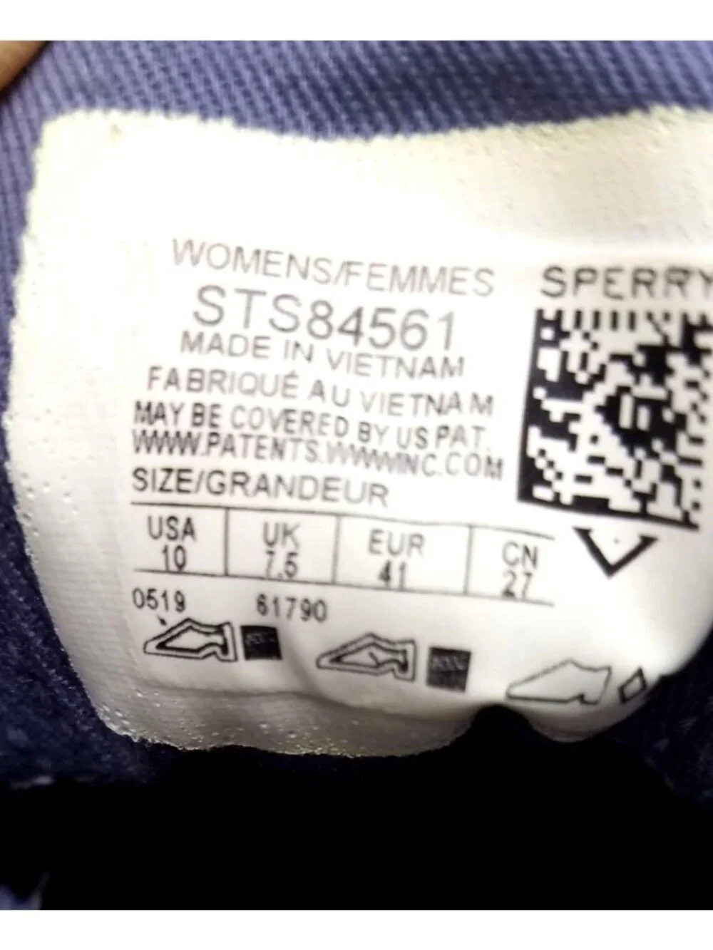 Sperry Top-Sider Women's Blue Crest Vibe Vintage Casual Sneaker Size 10 255 - Picture 6 of 7